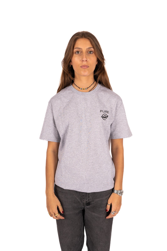 PURE SS23 LOGO T-SHIRT - GRAY